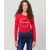 RETRO JEANS 21w062-r18c060 Karri longsleeve póló (piros)